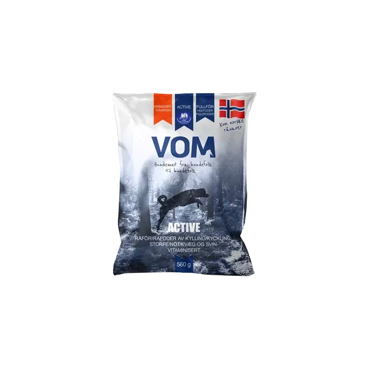 VOM Boulettes ACTIVE – Aliment Complet – sachet 560 g