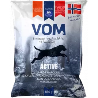 VOM Boulettes ACTIVE au Saumon – Aliment Complet – sachet 560 g