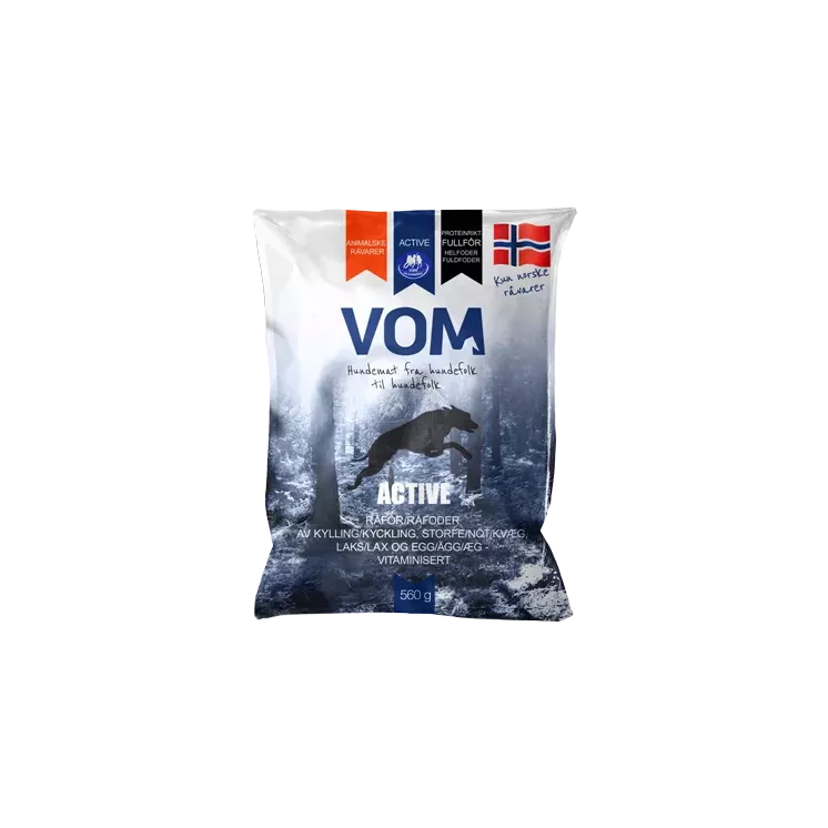 VOM Boulettes ACTIVE  Riche en Protéines – Aliment Complet – sachet 560 g