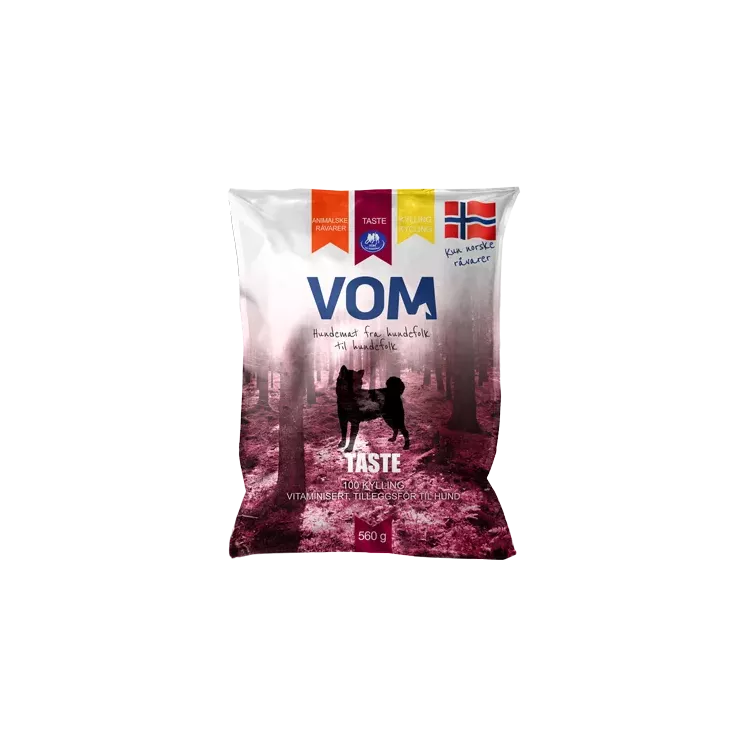 VOM Boulettes de Viande Taste Chicken– Aliment Complet – sachet 560 g