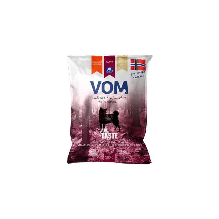 VOM Boulettes de Viande Taste 100% viande bovine– Aliment Complet – sachet 560 g