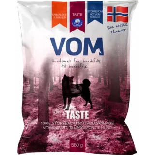 VOM Boulettes de Viande Taste 100% PANSE DE BOVINS – Aliment Complet – sachet 560 g