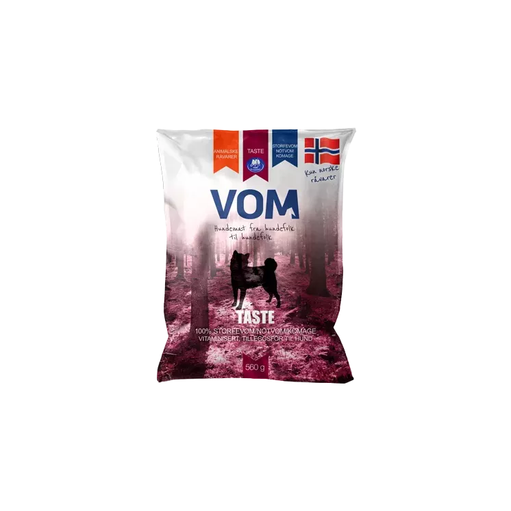 VOM Boulettes de Viande Taste 100% PANSE DE BOVINS – Aliment Complet – sachet 560 g