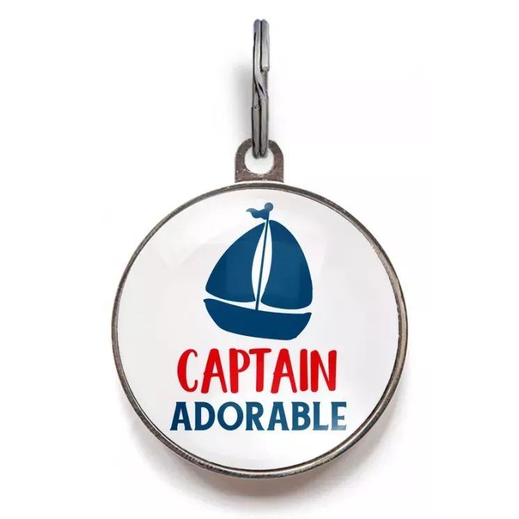 Médaille intelligente pour animaux de compagnie "CAPTAIN ADORABLE"